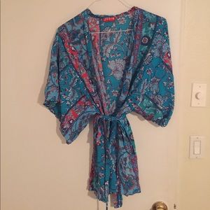 Turquoise robe